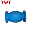 Flanged ends quality assured normal open DN50-DN600 pvc ball float check valve